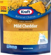 Kraft Shredded Mild Cheddar 24oz