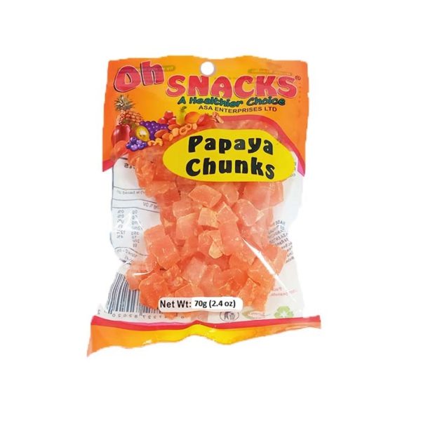 Oh Snacks Papaya Chunks 70g