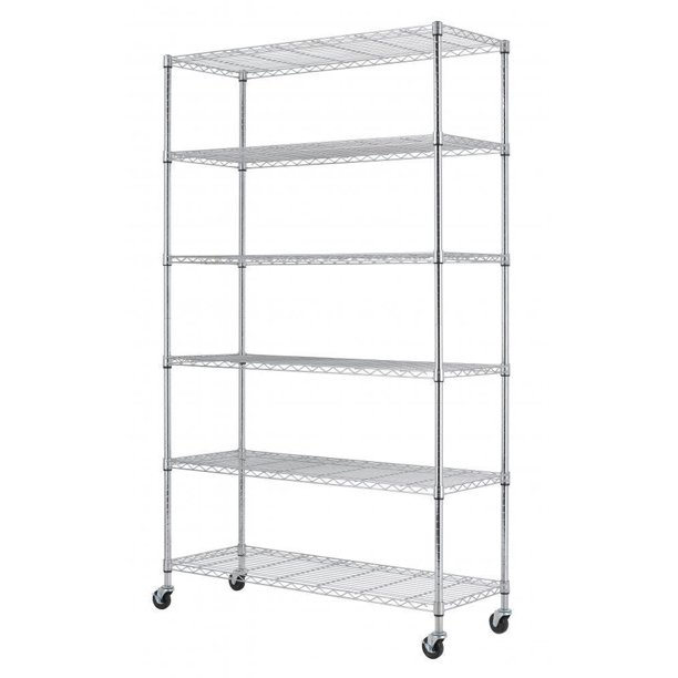 BJ 6 Shelf Chrome Rack 48X18X75 – Massy Stores Guyana