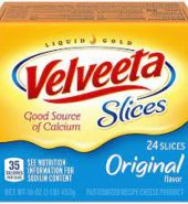 Kraft Velveeta Slices Original 24’s 453g