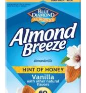 BLUE DIAMOND ALMOND BREEZE VANILLA HINT OF HONEY