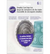 WILTON DOUBLE CUT OUT SET OVAL