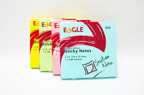 Eagle Classic Colour Sticky Notes 75 X 75mm Massy Stores Guyana