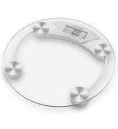 ULTIMATE DIGITAL GLASS SCALE IN ROUND GREY