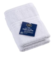 Bj Washcloth White 2 Pk