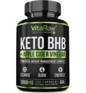 VITARAW KETO + APPLE CIDER VINEGAR 120CT