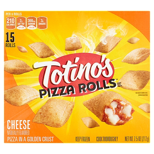 TOTINOS PARTY PIZZA ROLLS CHEESE – Massy Stores Guyana