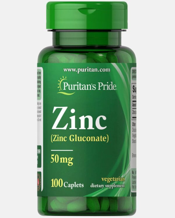 Puritans Pride Zinc 50mg 100ct
