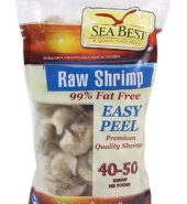 Sea Best 40 50 Raw Ez Peel Shrimp 2LB