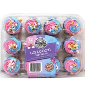 Two Bite Unicorn Vanilla Mini Cupcake 10 Oz